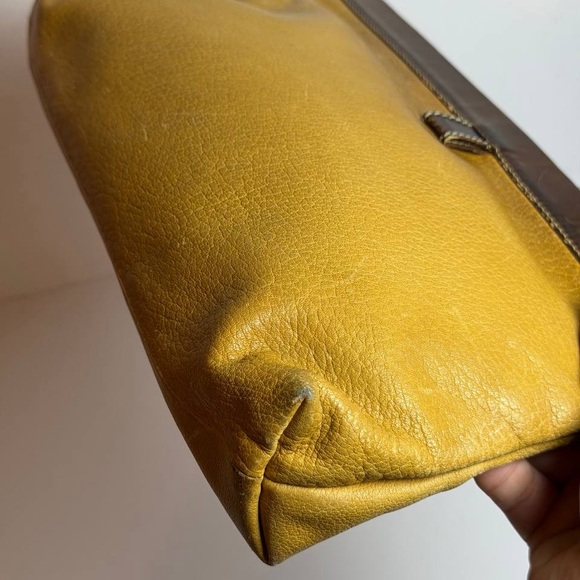 Vintage Loewe Anagram Embossed Leather Clutch Bag - Picture 9 of 11